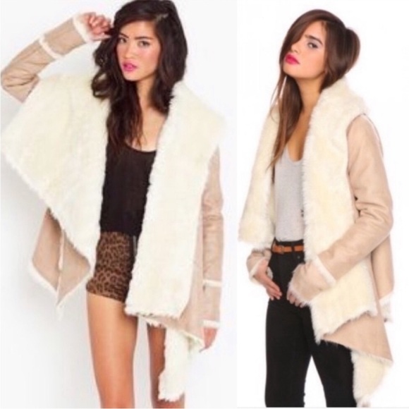 UNIF Jackets & Blazers - UNIF Chelsea shearling Sherpa BOHO jacket …